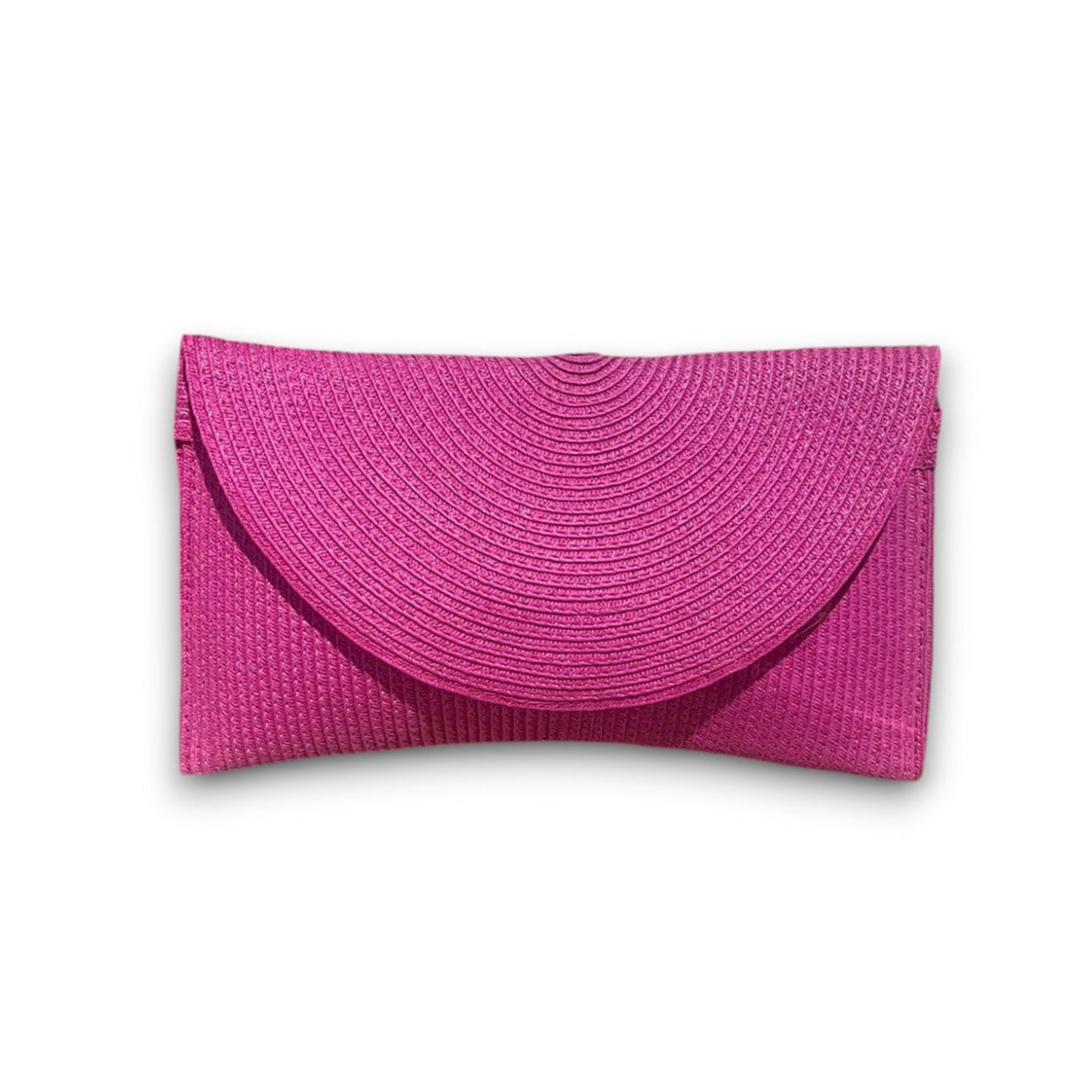 CAM-CARTERA RAFIA ROSA