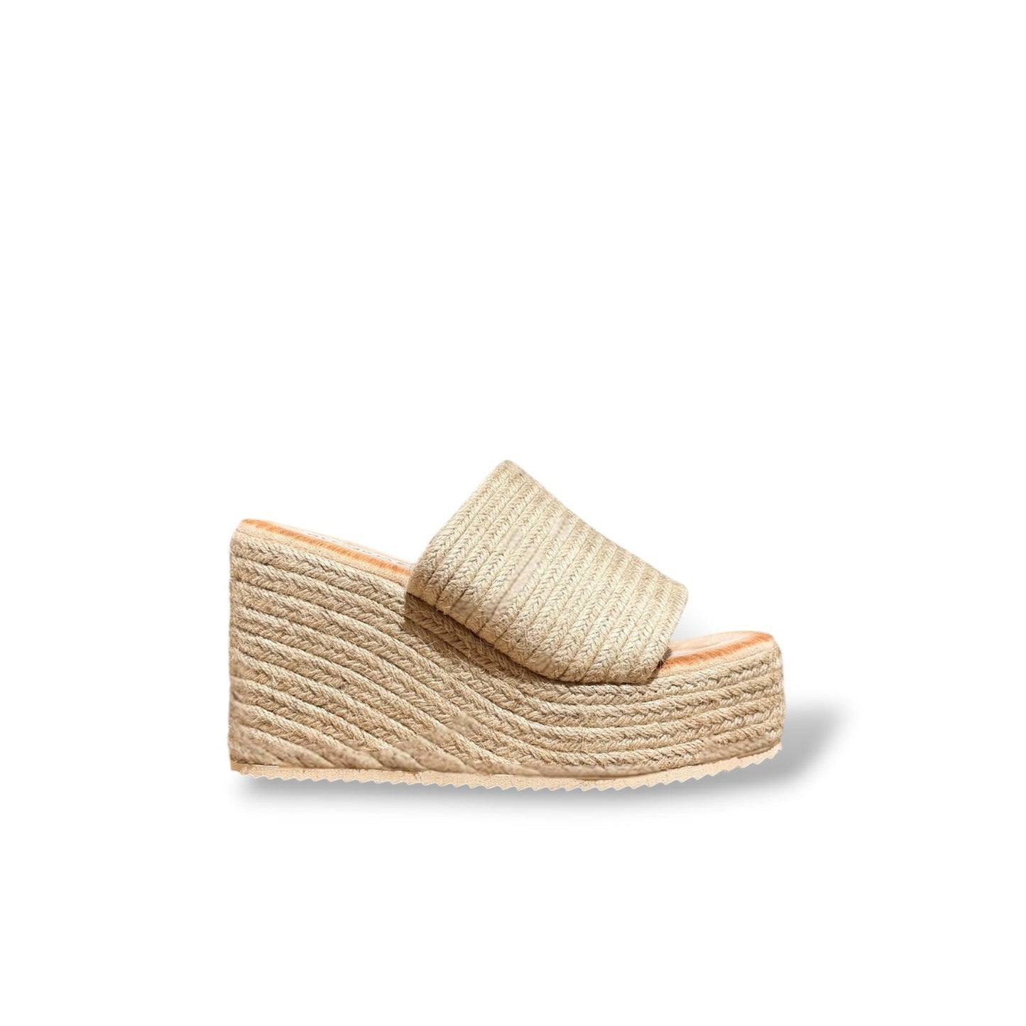 BRAT- SANDALIA ZANCO ESPARTO BEIGE