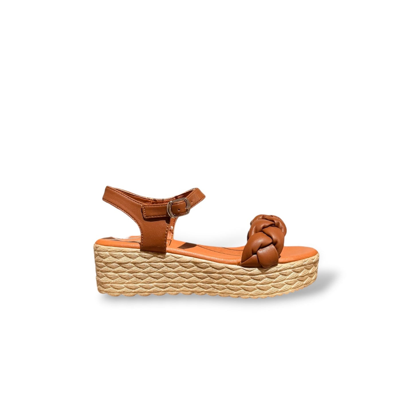 DUO- SANDALIA PLATAFORMA CAMEL