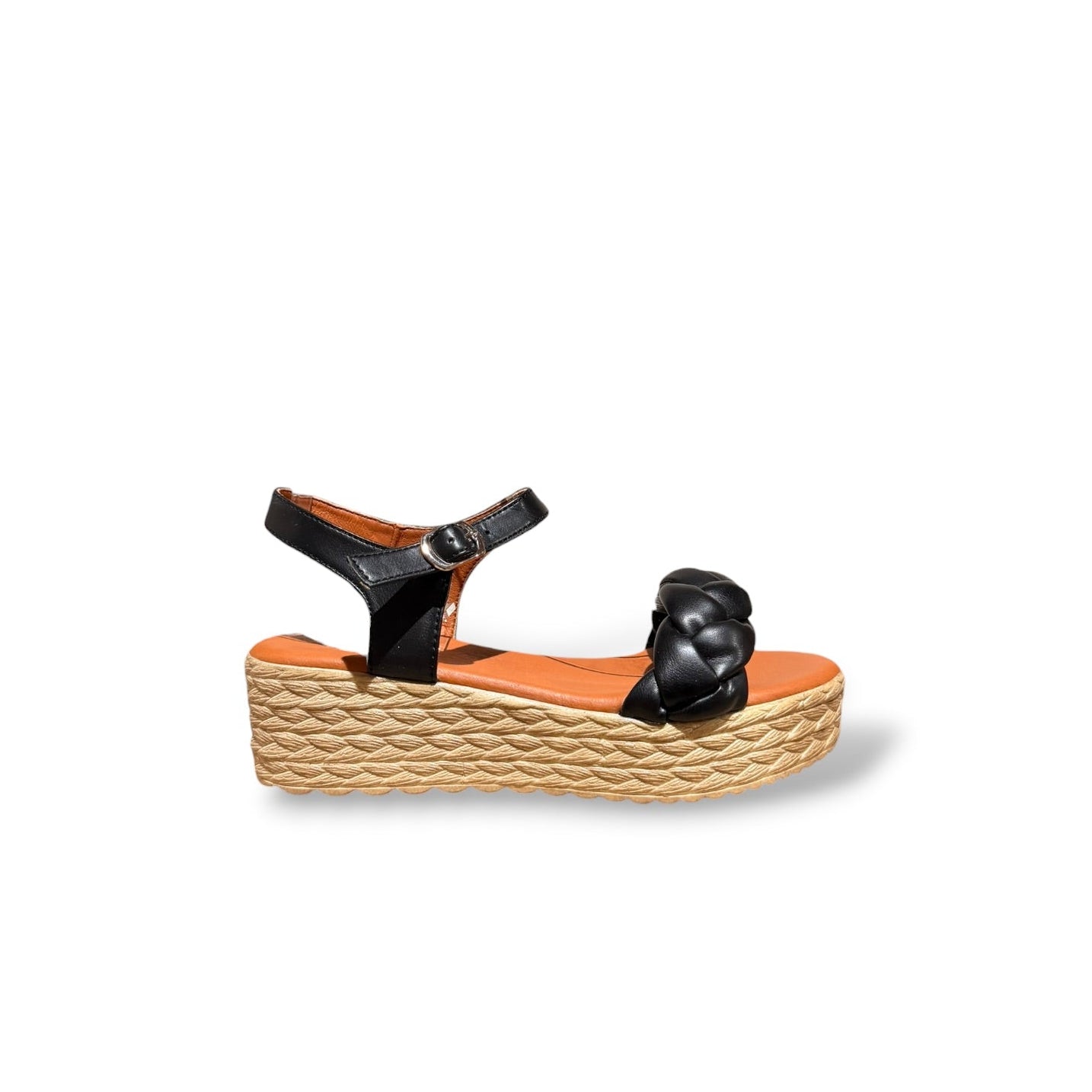 DUO- SANDALIA PLATAFORMA NEGRO