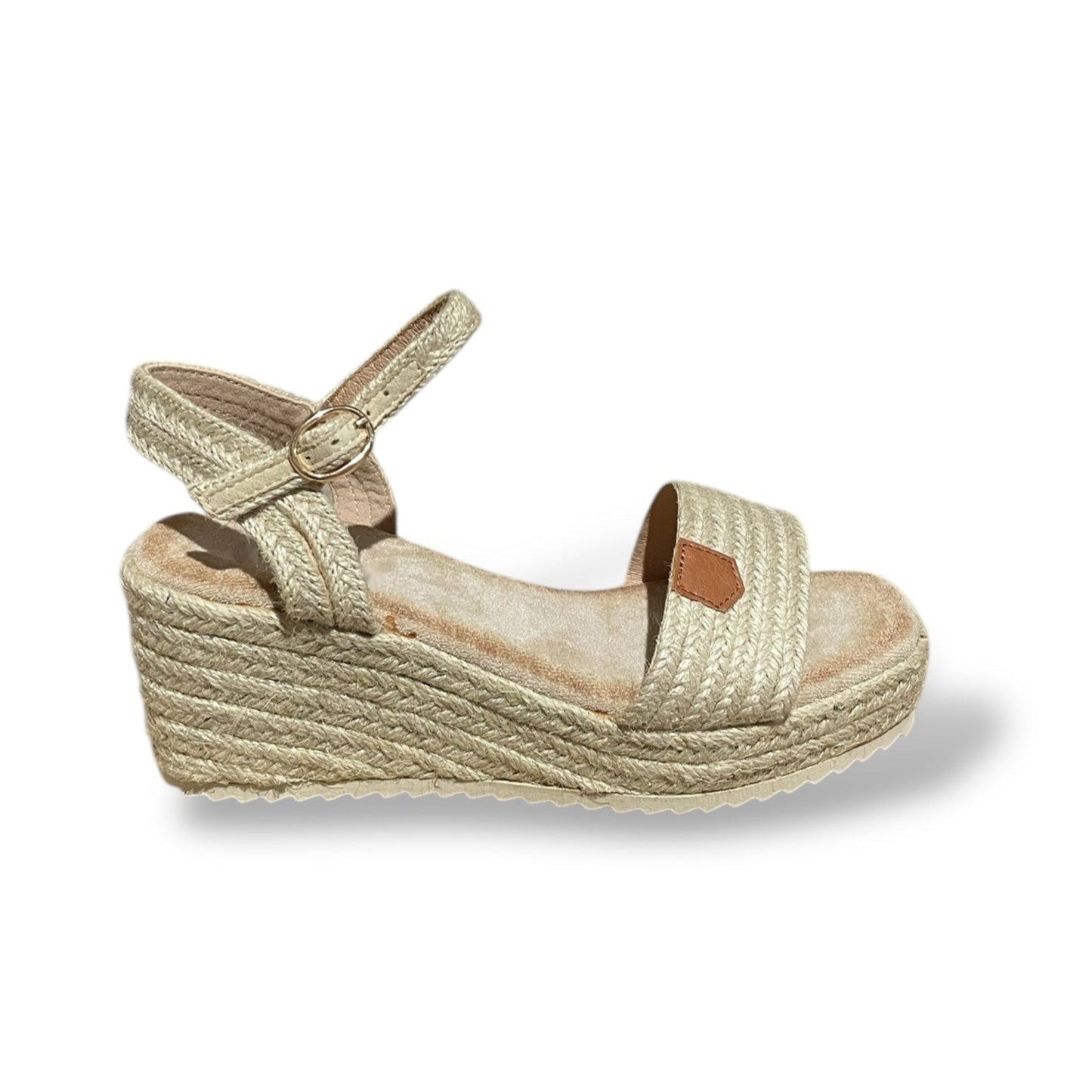 CUÑA ESPARTO - BEIGE