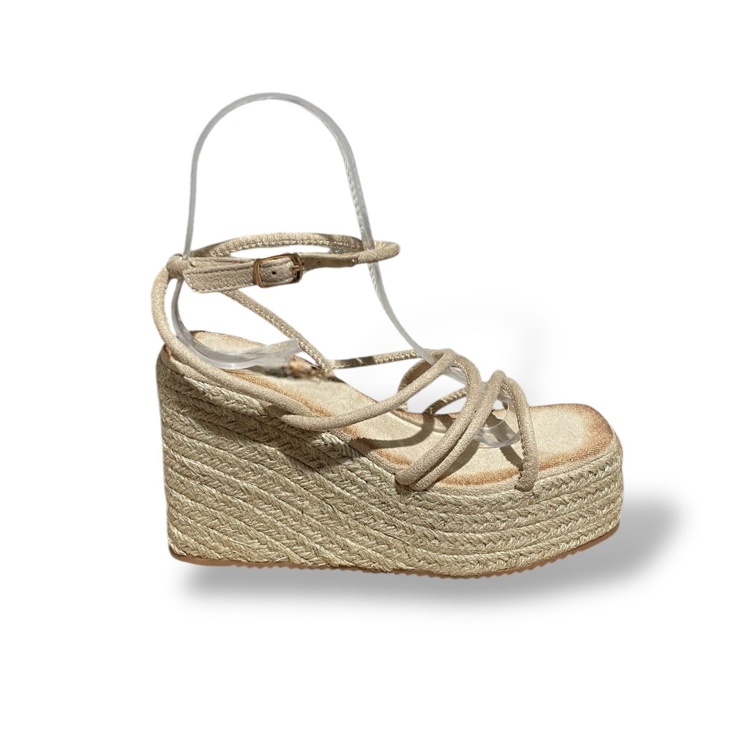 ZYN-BEIGE SANDALIA PLATAFORMA