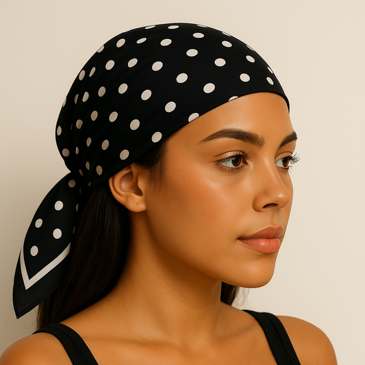 PEI-PAÑUELO ESTAMPADO LUNARES