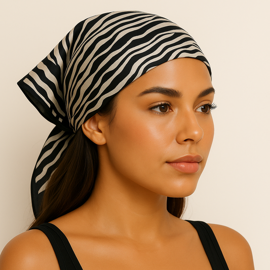 FLAX-PAÑUELO ESTAMPADO CEBRA