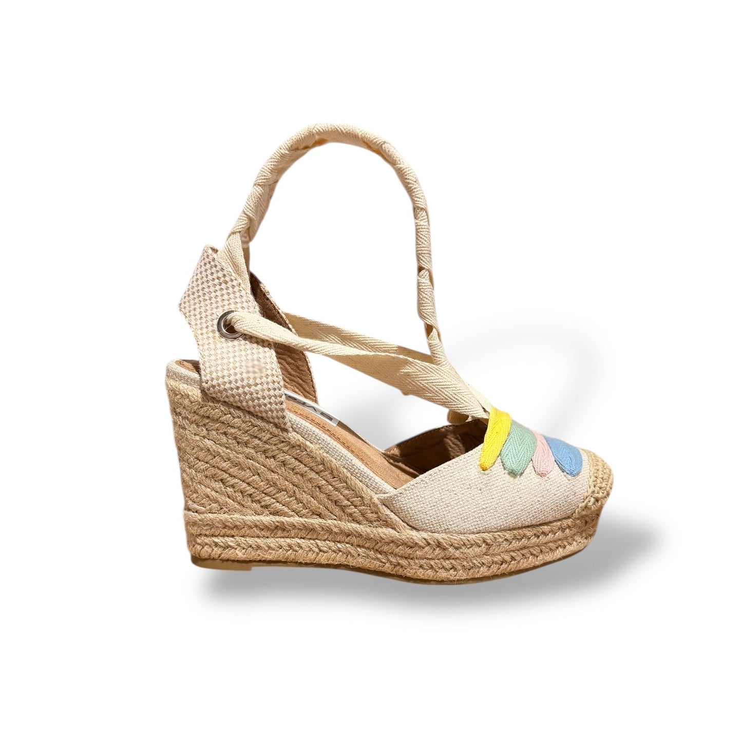 ZEINA- CUÑA ESPARTO MULTICOLOR