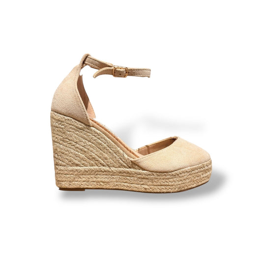 NARA- CUÑA ESPARTO BEIGE