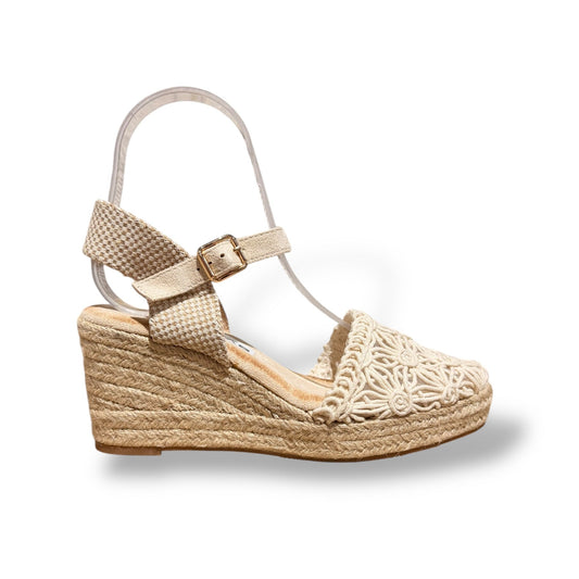 ONA- CUÑA ESPARTO BEIGE