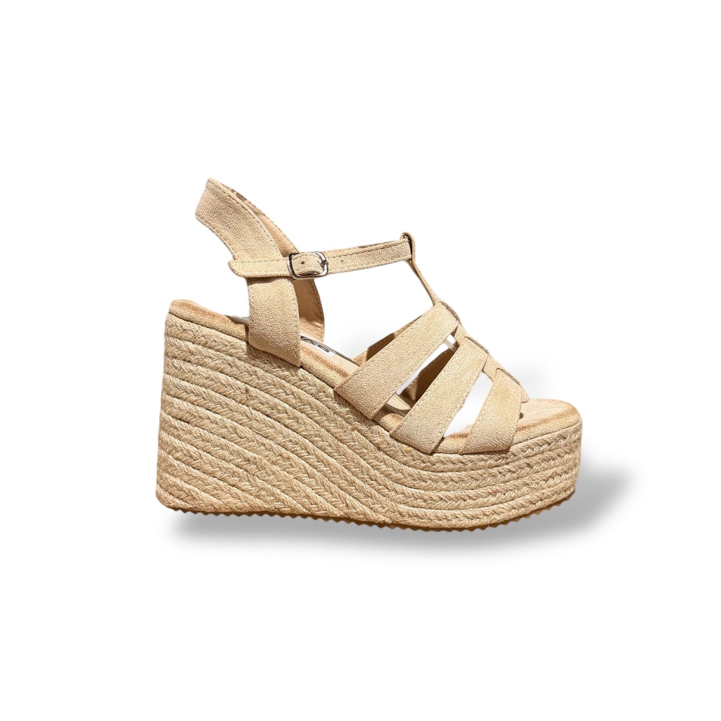 AELA- CUÑA ESPARTO BEIGE