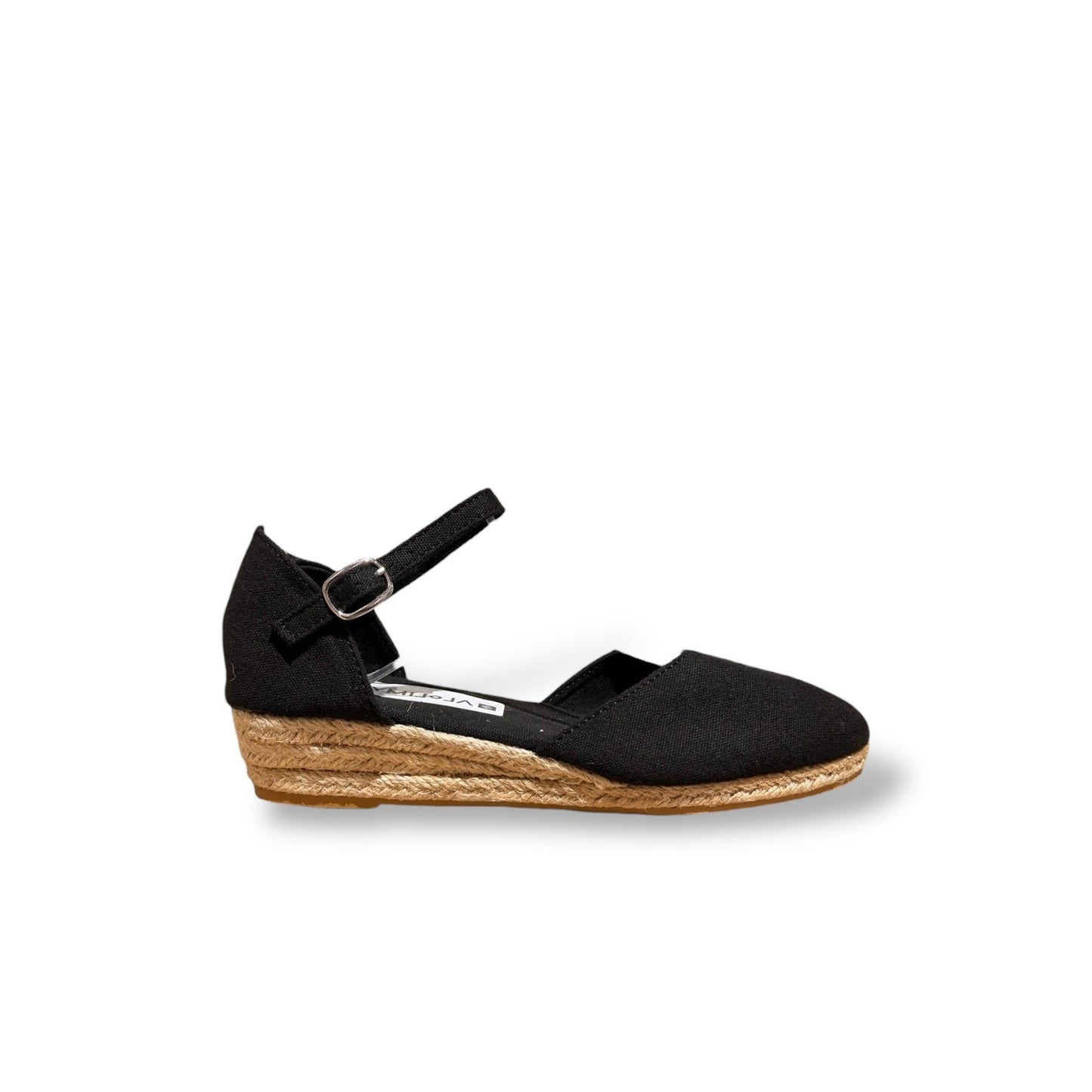 UMA- CUÑA SANDALIA NEGRO