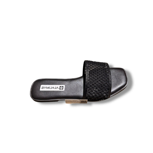 BRII- SANDALIA PLANA NEGRO