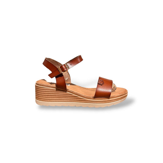 KOLB- SANDALIA CONFOR CAMEL