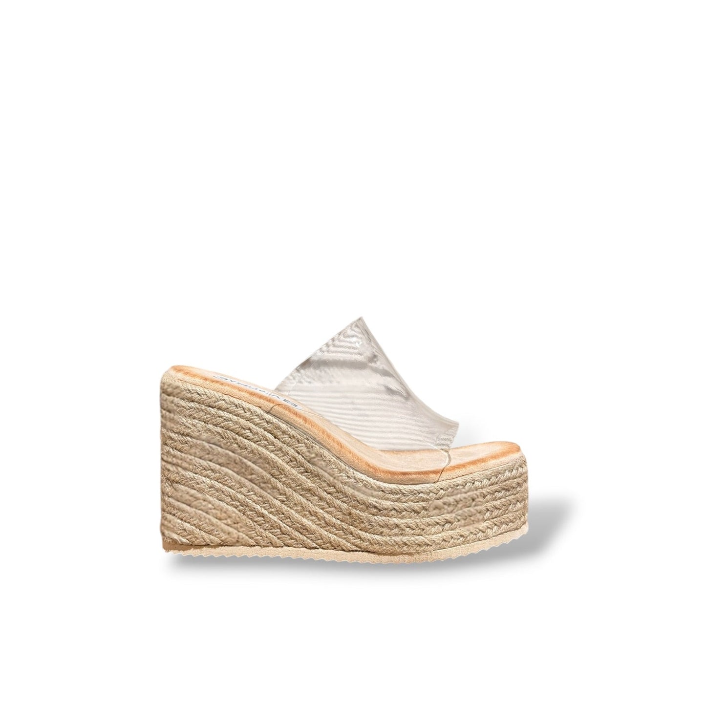BRAT- SANDALIA ZANCO ESPARTO TRASPARENTE