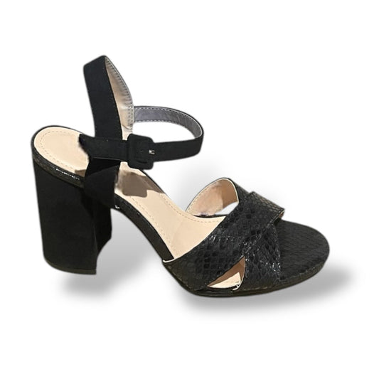 OREN-NEGRO SANDALIA DE TACÓN