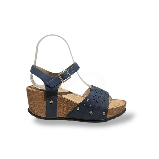 ALOT- SANDALIA COMODÓN AZUL MARINO