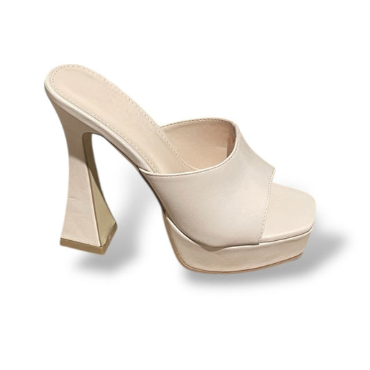 LYNX-BEIGE SANDALIA DE TACÓN ALTO