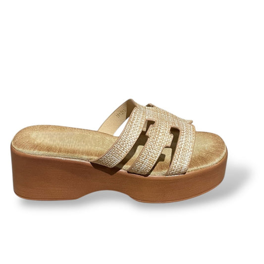 VEXAR-BEIGE SANDALIA PLATAFORMA