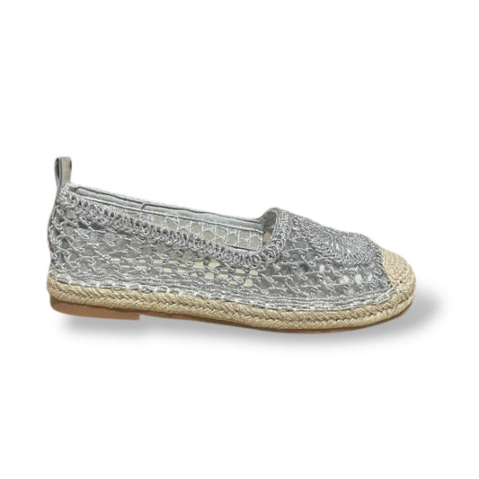 TOP- SANDALIA PLATEADO